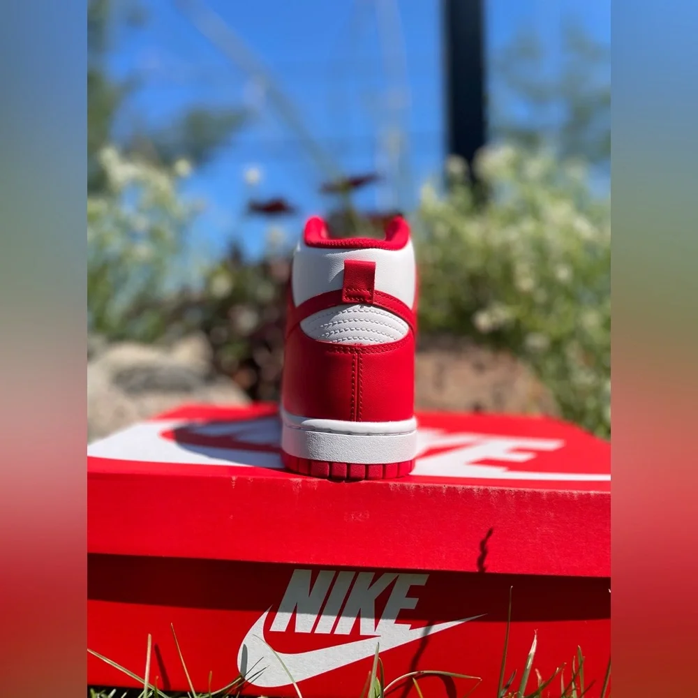 Nike Dunk High Championship Red - Picture 4 of 5